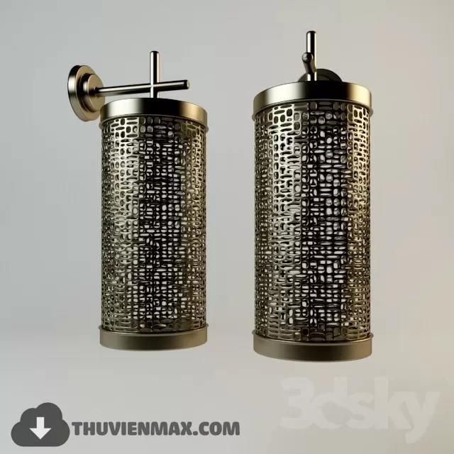 3DSKY MODELS – LIGHTING – Lighting 3D Models – Wall light – 667
