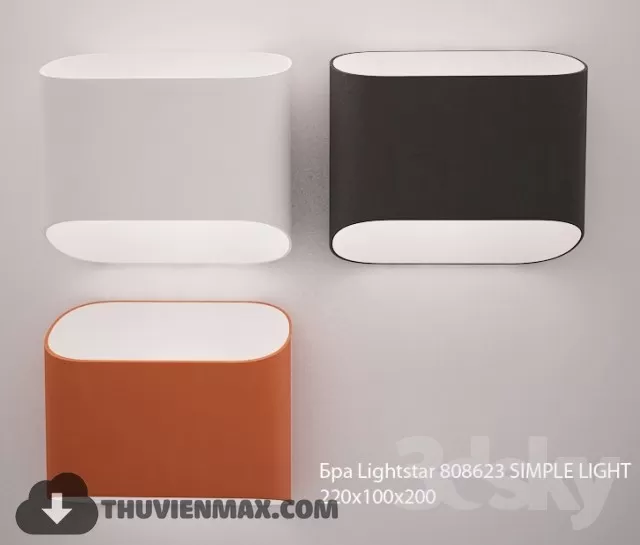 3DSKY MODELS – LIGHTING – Lighting 3D Models – Wall light – 668