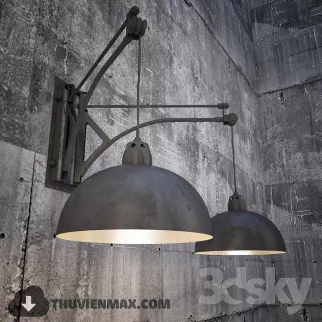 3DSKY MODELS – LIGHTING – Lighting 3D Models – Wall light – 683