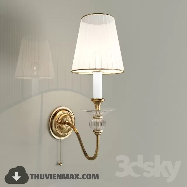 3DSKY MODELS – LIGHTING – Lighting 3D Models – Wall light – 686