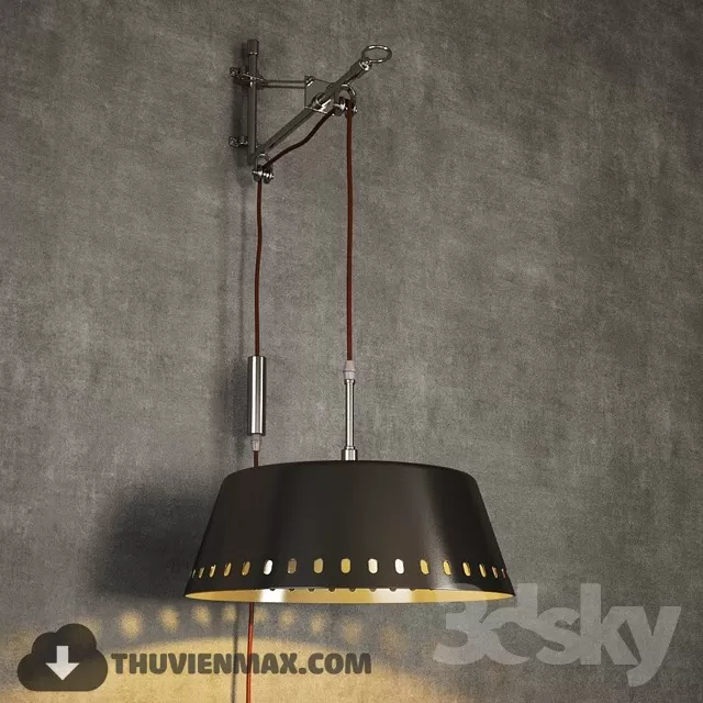 3DSKY MODELS – LIGHTING – Lighting 3D Models – Wall light – 699