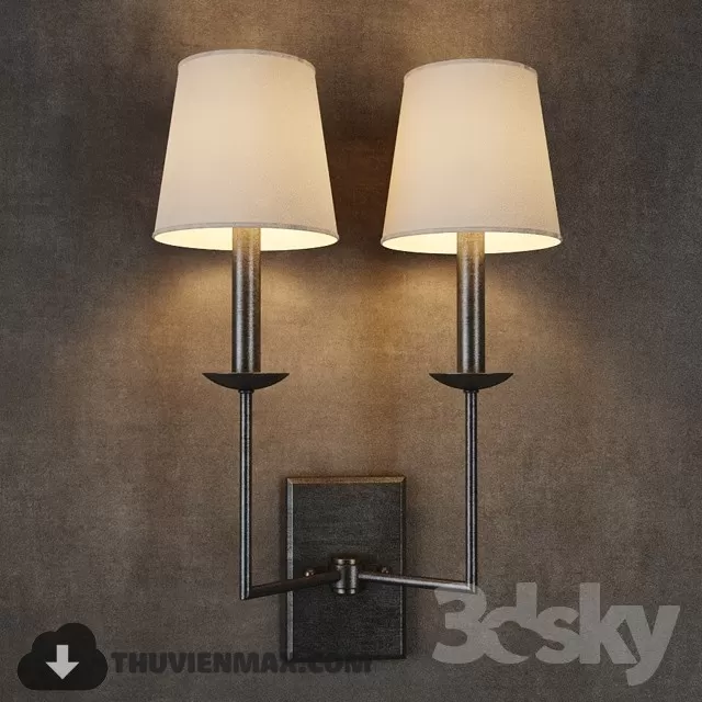 3DSKY MODELS – LIGHTING – Lighting 3D Models – Wall light – 700