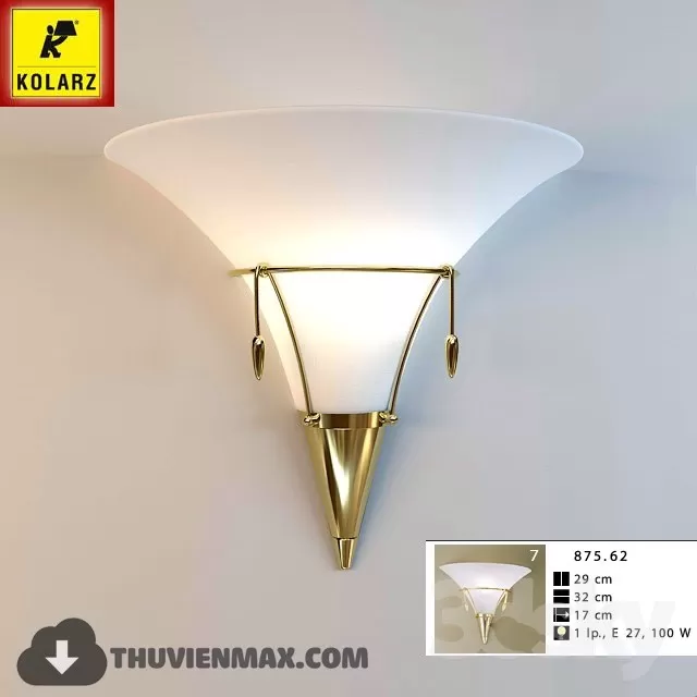 3DSKY MODELS – LIGHTING – Lighting 3D Models – Wall light – 708