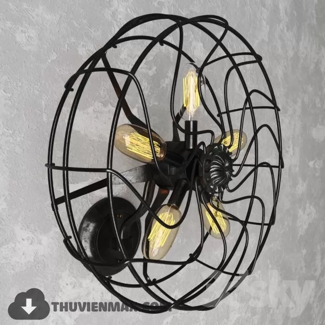 3DSKY MODELS – LIGHTING – Lighting 3D Models – Wall light – 732