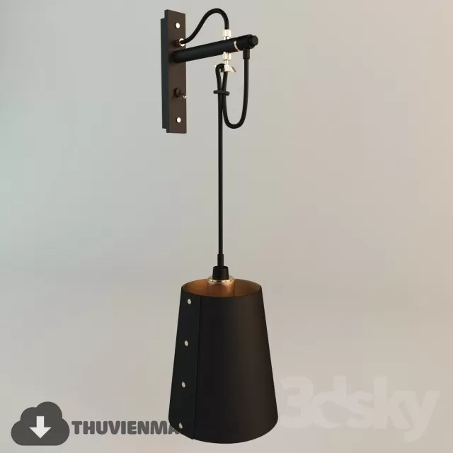 3DSKY MODELS – LIGHTING – Lighting 3D Models – Wall light – 736