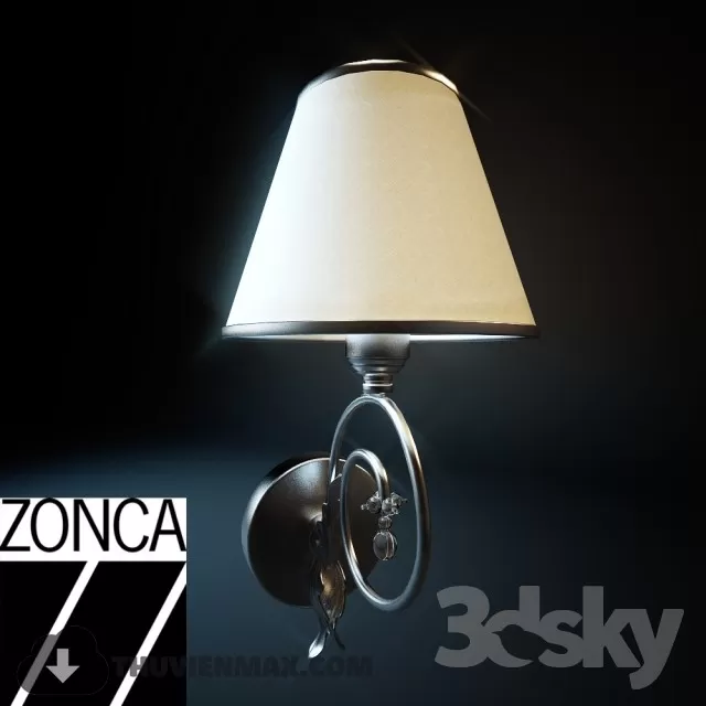 3DSKY MODELS – LIGHTING – Lighting 3D Models – Wall light – 738