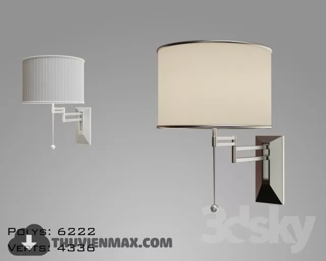 3DSKY MODELS – LIGHTING – Lighting 3D Models – Wall light – 745