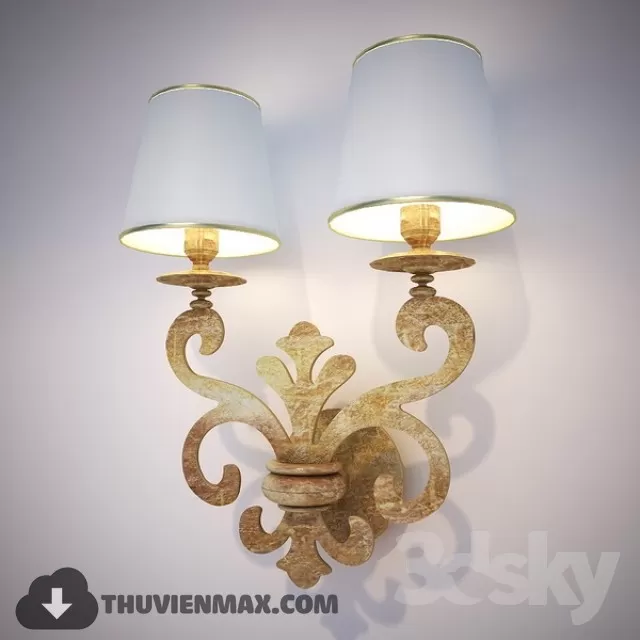 3DSKY MODELS – LIGHTING – Lighting 3D Models – Wall light – 746