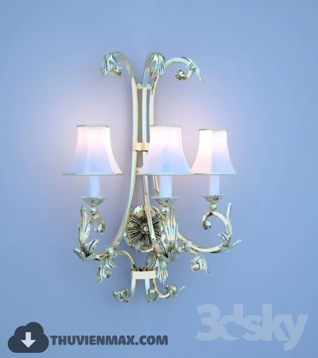 3DSKY MODELS – LIGHTING – Lighting 3D Models – Wall light – 772