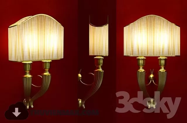 3DSKY MODELS – LIGHTING – Lighting 3D Models – Wall light – 773