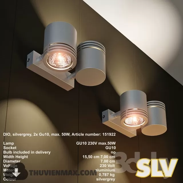 3DSKY MODELS – LIGHTING – Lighting 3D Models – Wall light – 779