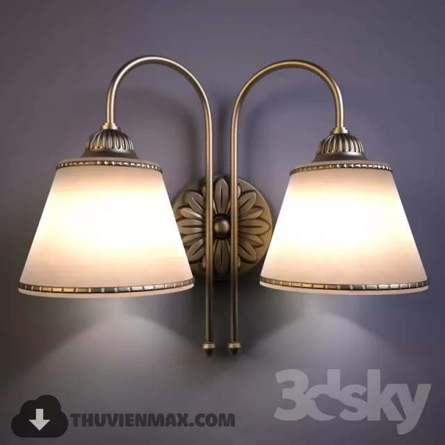3DSKY MODELS – LIGHTING – Lighting 3D Models – Wall light – 801