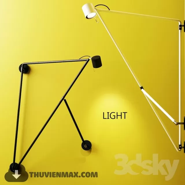 3DSKY MODELS – LIGHTING – Lighting 3D Models – Wall light – 805