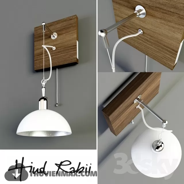 3DSKY MODELS – LIGHTING – Lighting 3D Models – Wall light – 814