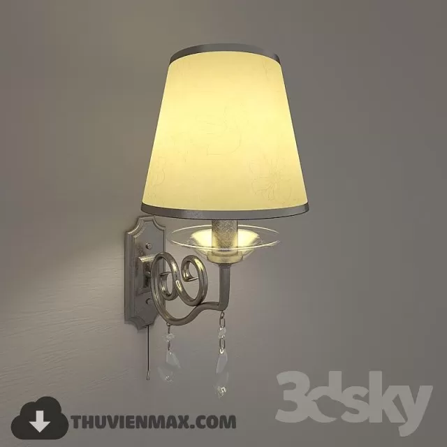3DSKY MODELS – LIGHTING – Lighting 3D Models – Wall light – 832