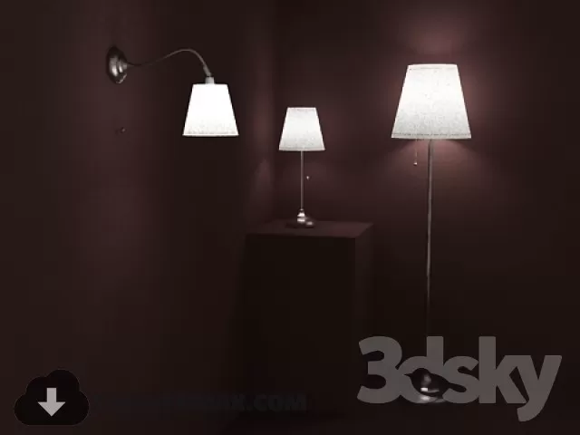 3DSKY MODELS – LIGHTING – Lighting 3D Models – Floor lamp – 092 3DSKY MODELS – LIGHTING – Lighting 3D Models – Floor lamp – 092