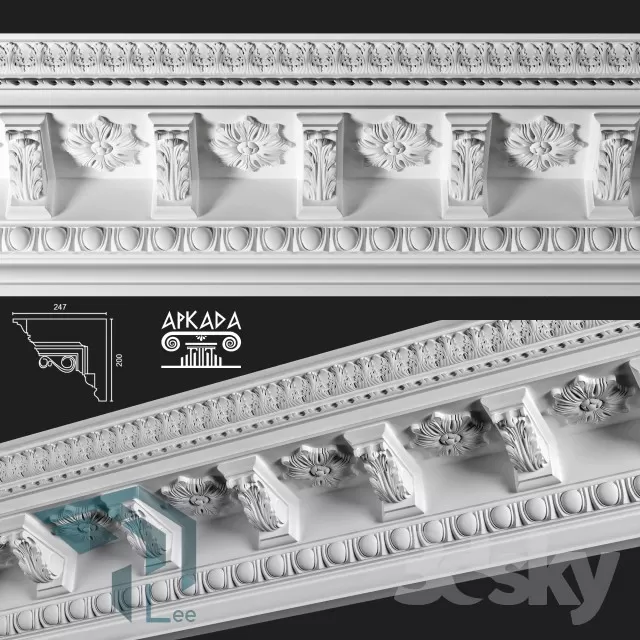 3DSKY MODELS – PLASTER 3D MODELS – 474