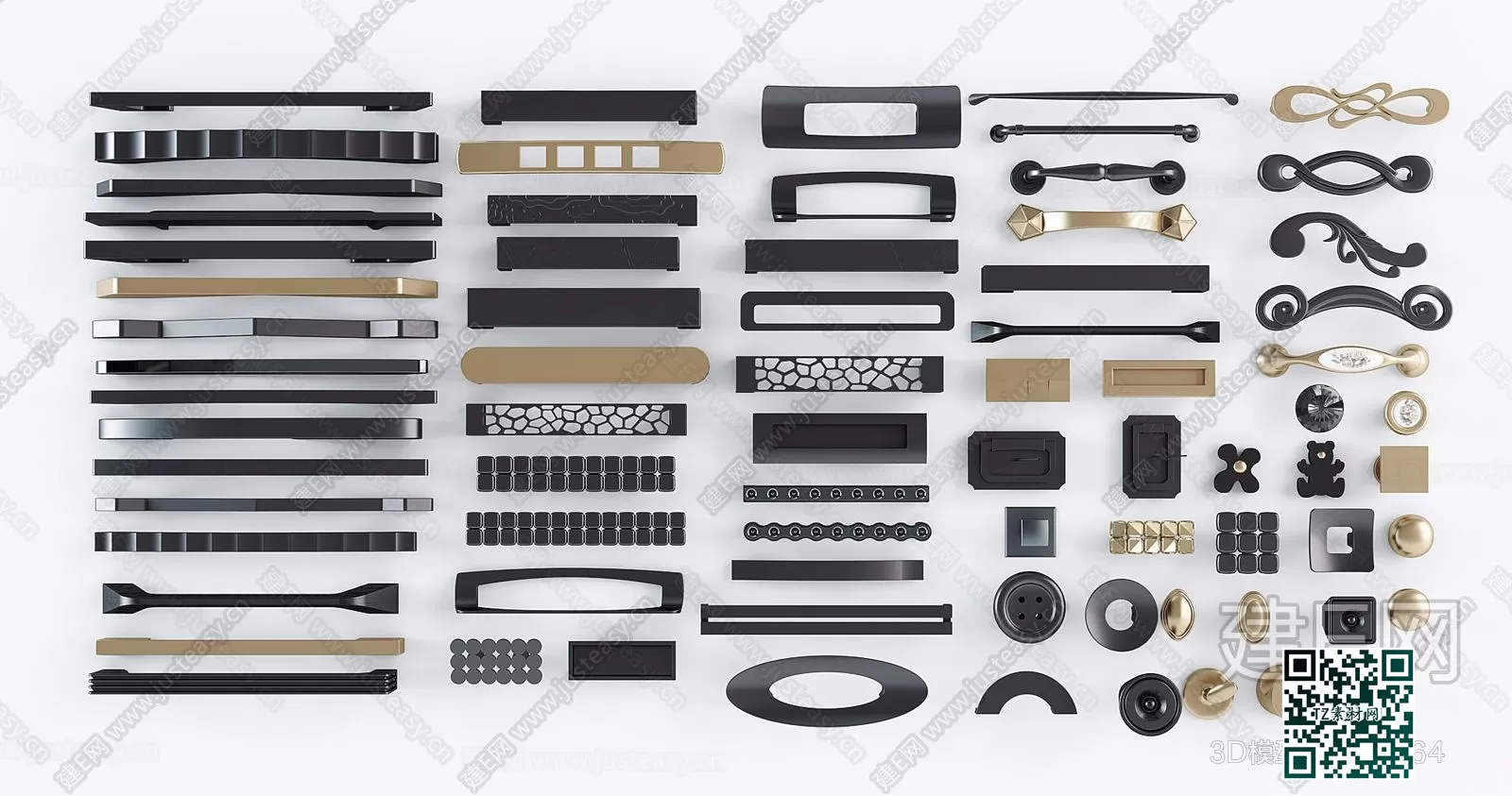 3DSKY MODELS – HANDLE DOOR 3D MODELS – 022