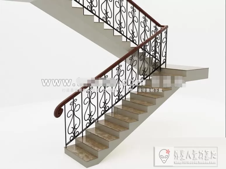 3DSKY PRO MODELS – STAIR 3D MODELS – 057
