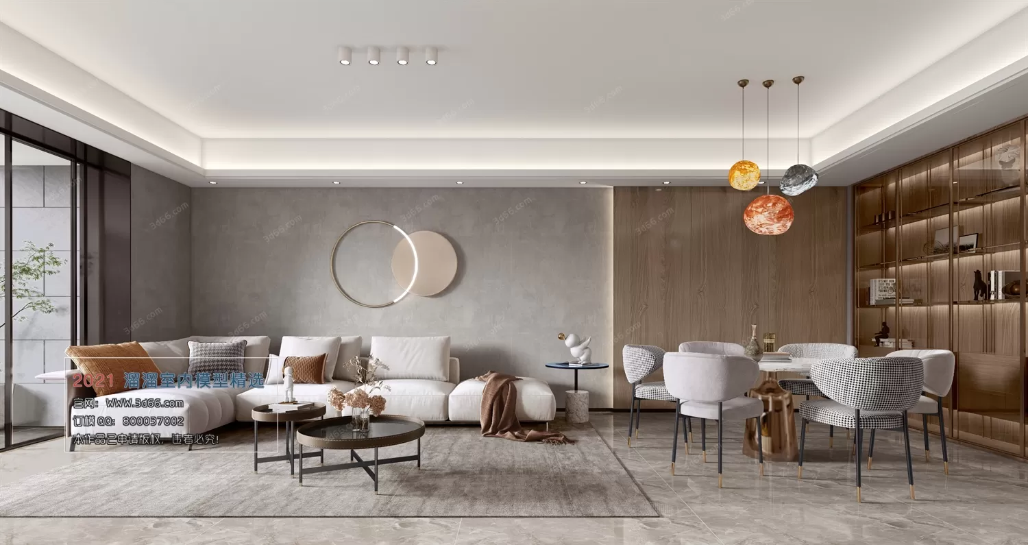 A007-Modern style-Vray model A007-Modern style-Vray model