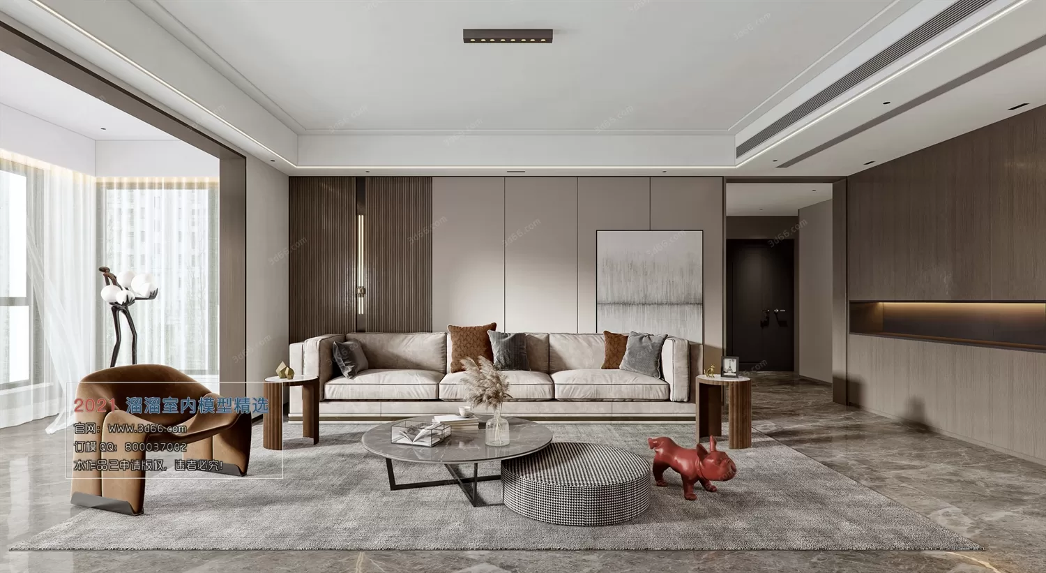 A010-Modern style-Vray model A010-Modern style-Vray model