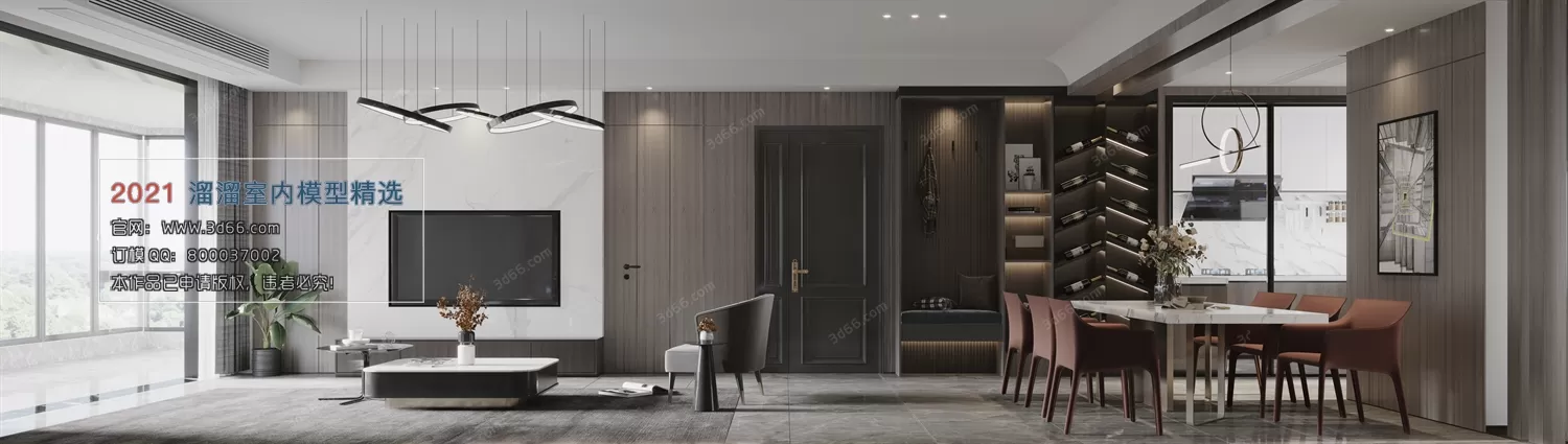 A011-Modern style-Vray model A011-Modern style-Vray model