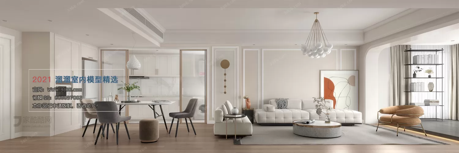 A003-Modern style-Vray model A003-Modern style-Vray model