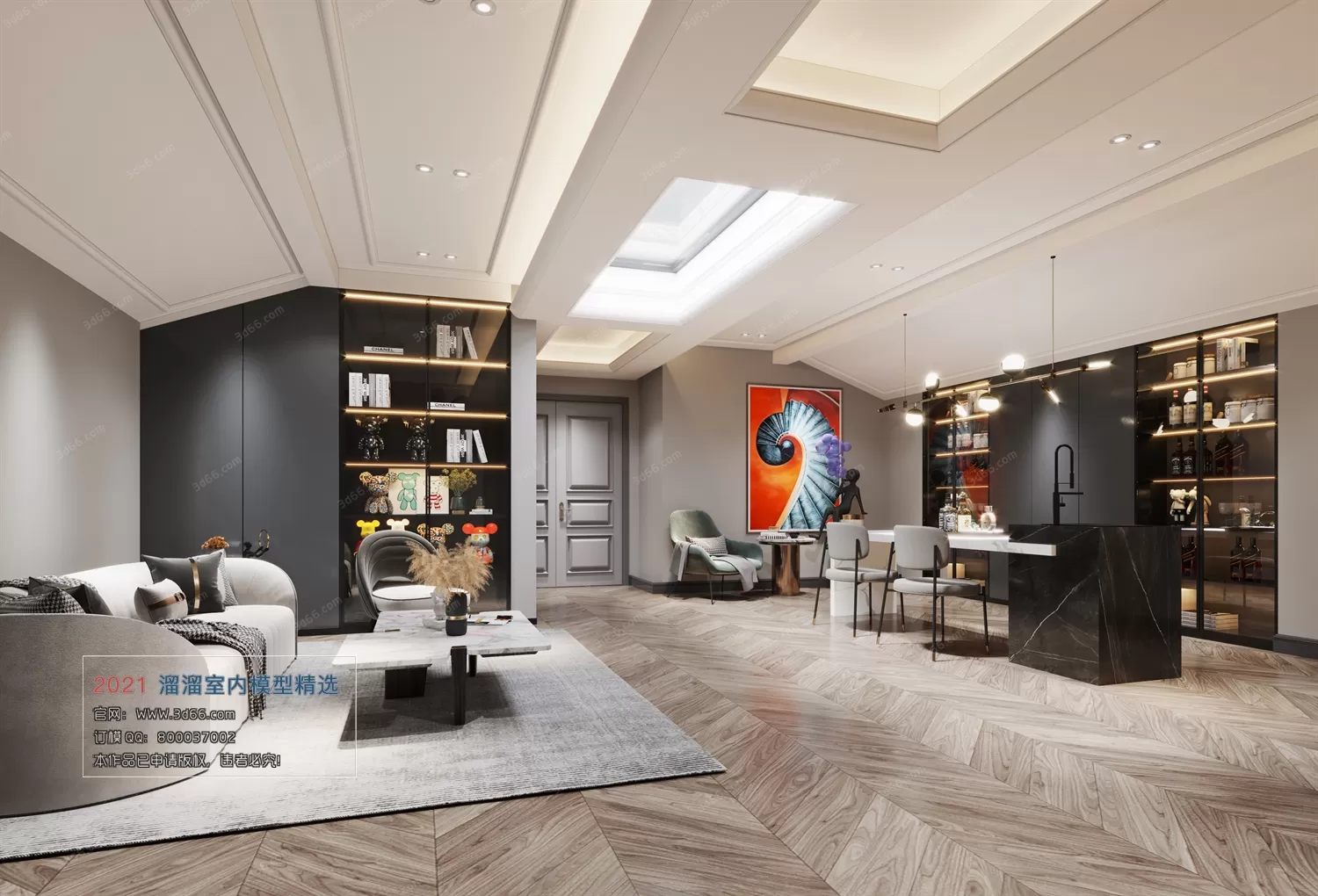 A040-Modern style-Corona model A040-Modern style-Corona model