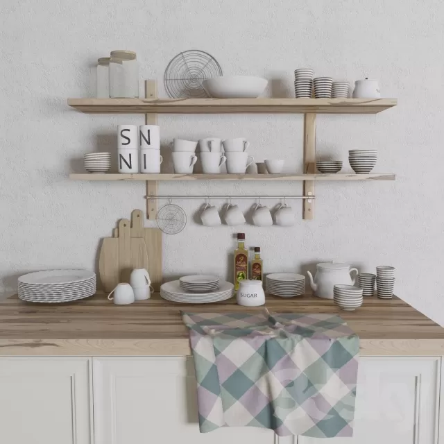 KITCHEN – TABLEWARE 3DSKYMODELS – 107 KITCHEN – TABLEWARE 3DSKYMODELS – 107