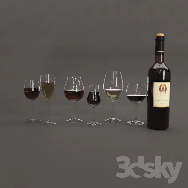 KITCHEN – TABLEWARE 3DSKYMODELS – 013