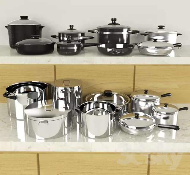 KITCHEN – TABLEWARE 3DSKYMODELS – 124