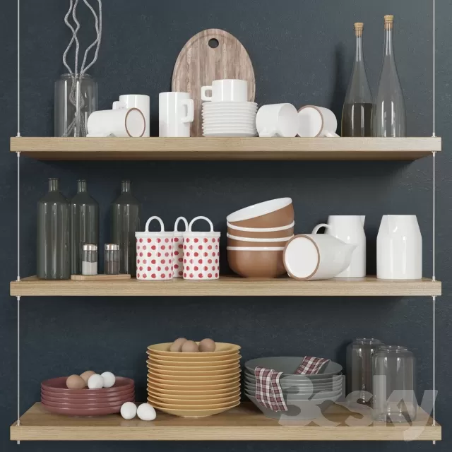 KITCHEN – TABLEWARE 3DSKYMODELS – 134