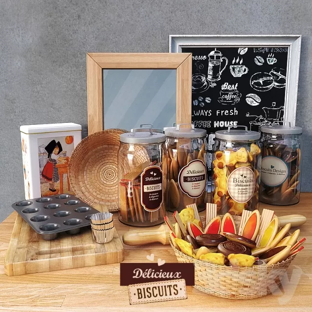 KITCHEN – TABLEWARE 3DSKYMODELS – 138