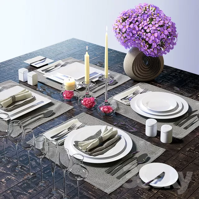 KITCHEN – TABLEWARE 3DSKYMODELS – 142