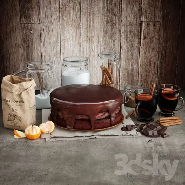 KITCHEN – TABLEWARE 3DSKYMODELS – 162