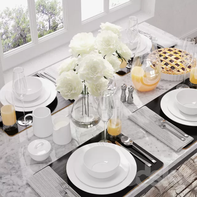 KITCHEN – TABLEWARE 3DSKYMODELS – 188