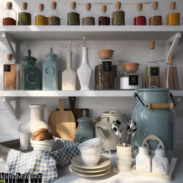KITCHEN – TABLEWARE 3DSKYMODELS – 201