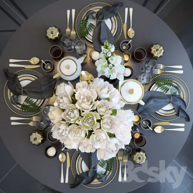 KITCHEN – TABLEWARE 3DSKYMODELS – 202