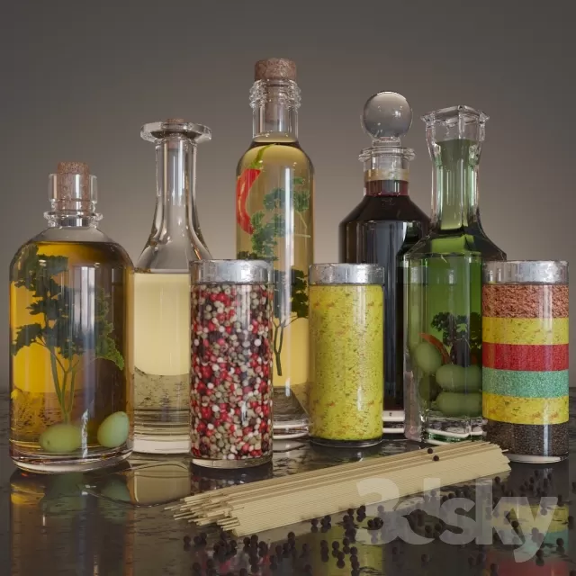 KITCHEN – TABLEWARE 3DSKYMODELS – 207