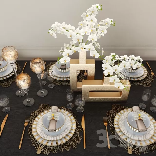 KITCHEN – TABLEWARE 3DSKYMODELS – 213