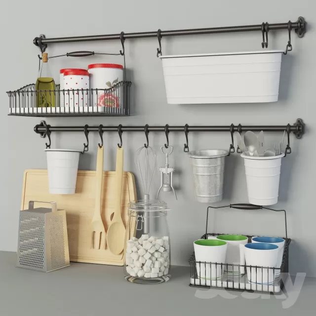 KITCHEN – TABLEWARE 3DSKYMODELS – 217