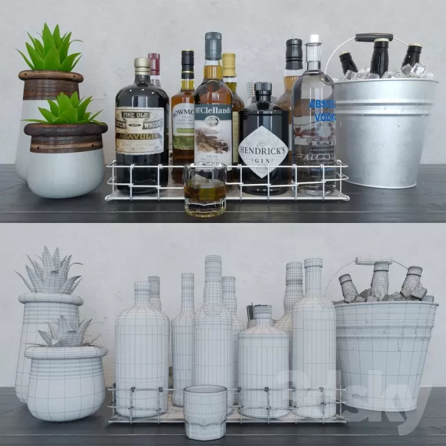 KITCHEN – TABLEWARE 3DSKYMODELS – 218