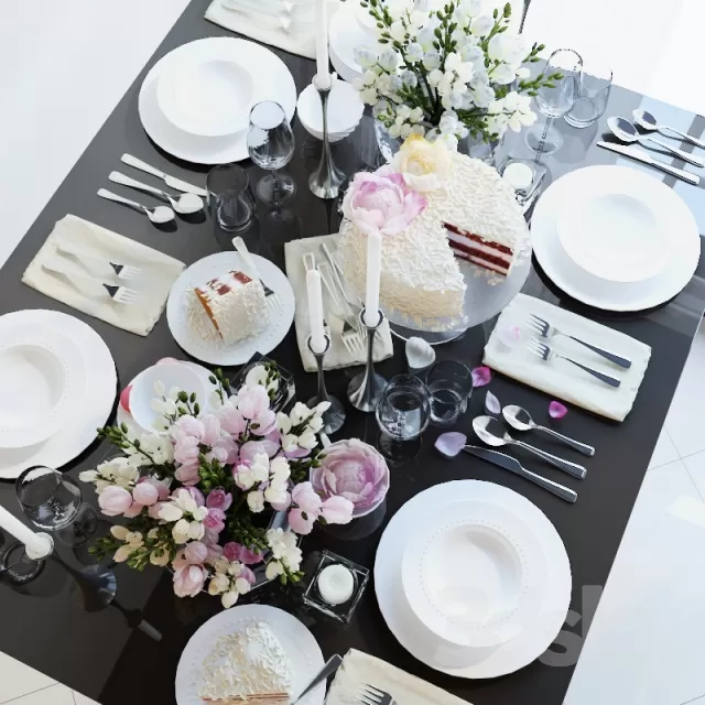 KITCHEN – TABLEWARE 3DSKYMODELS – 220