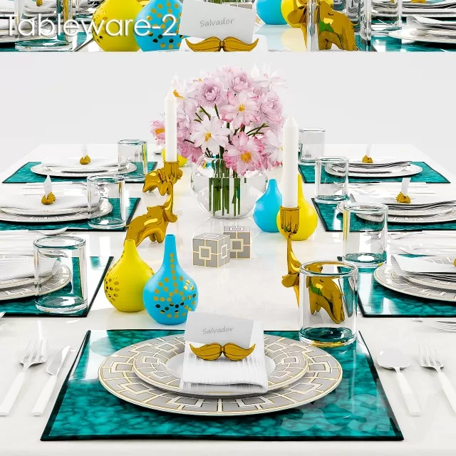 KITCHEN – TABLEWARE 3DSKYMODELS – 226