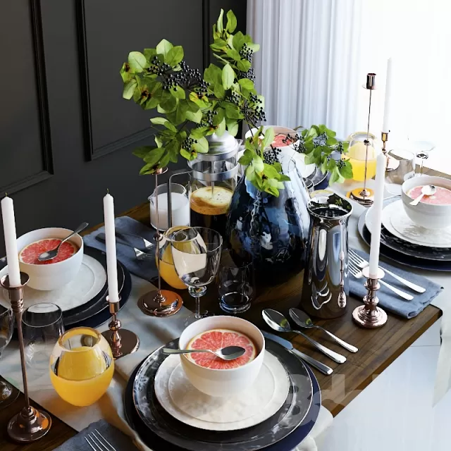 KITCHEN – TABLEWARE 3DSKYMODELS – 235