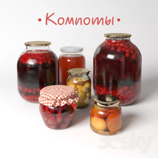 KITCHEN – TABLEWARE 3DSKYMODELS – 236