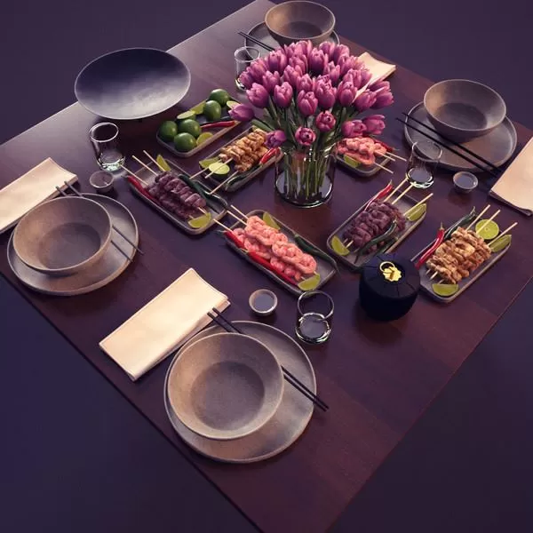 KITCHEN – TABLEWARE 3DSKYMODELS – 241