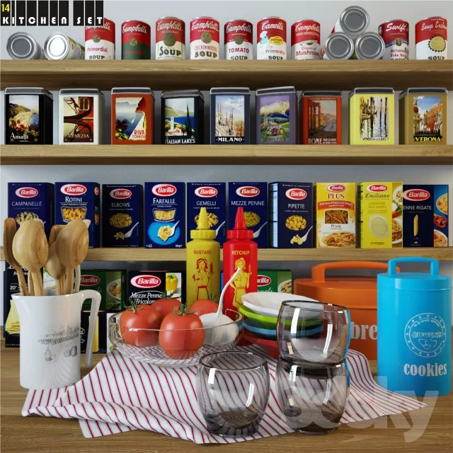 KITCHEN – TABLEWARE 3DSKYMODELS – 095 KITCHEN – TABLEWARE 3DSKYMODELS – 095