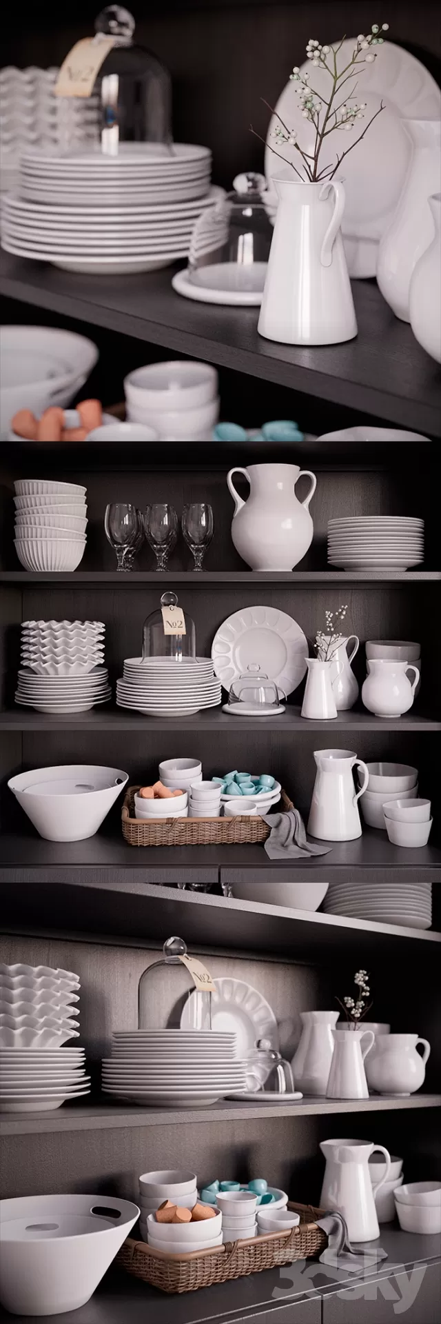 KITCHEN – TABLEWARE 3DSKYMODELS – 097 KITCHEN – TABLEWARE 3DSKYMODELS – 097