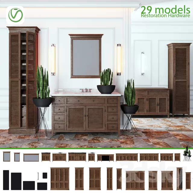 DECOR HELPER – BATHROOM 3D MODELS – 16